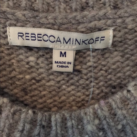 REBECCA MINKOFF Cold Shoulder Sweater size M - Picture 6 of 7